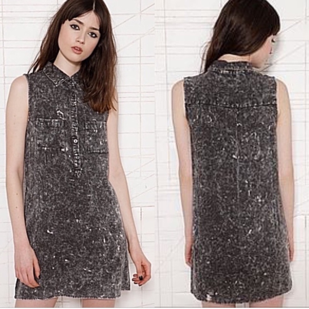 Urban Outfitters Acid Wash Mini Dress